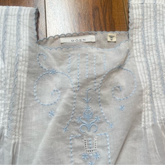 Doen White Ruffle Sleeve Blouse - Picture 10 of 14